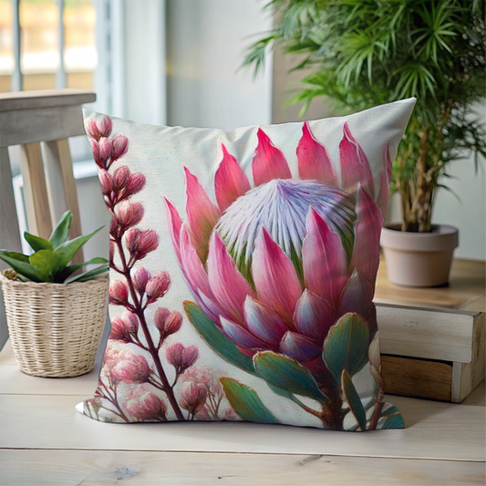 Pink fynbos Scatter cushions cover