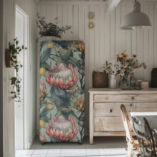 Protea Bloom Fridge Decoupage Paper