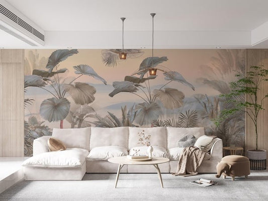 Tropical Trees,Leaf wallpaper Mural