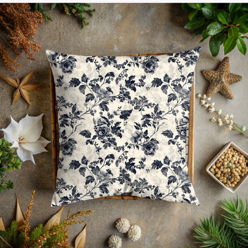 Black and white cushion covers