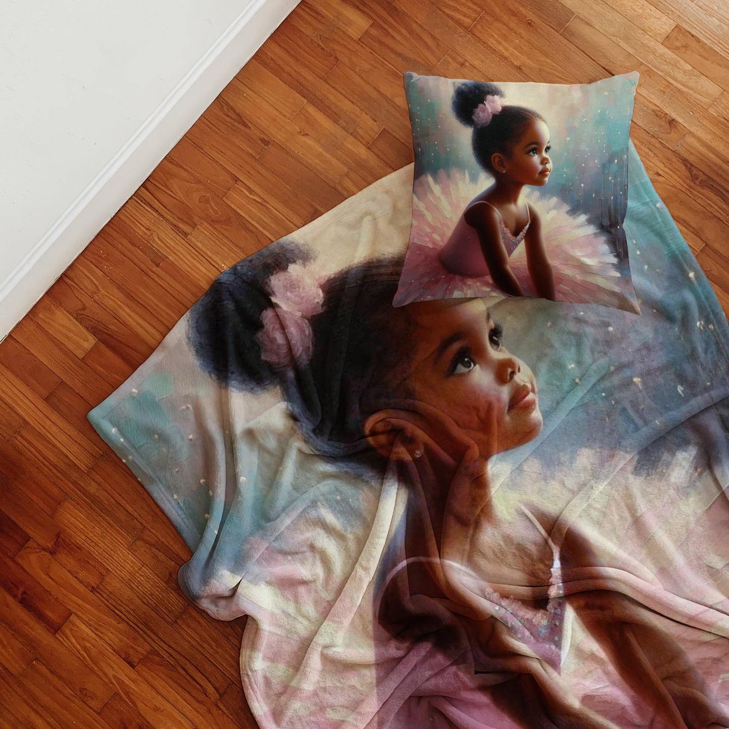 Ballet Belle fleece throw blanket for girls’ bedrooms, nursery styling and special birthday gifts in South Africa