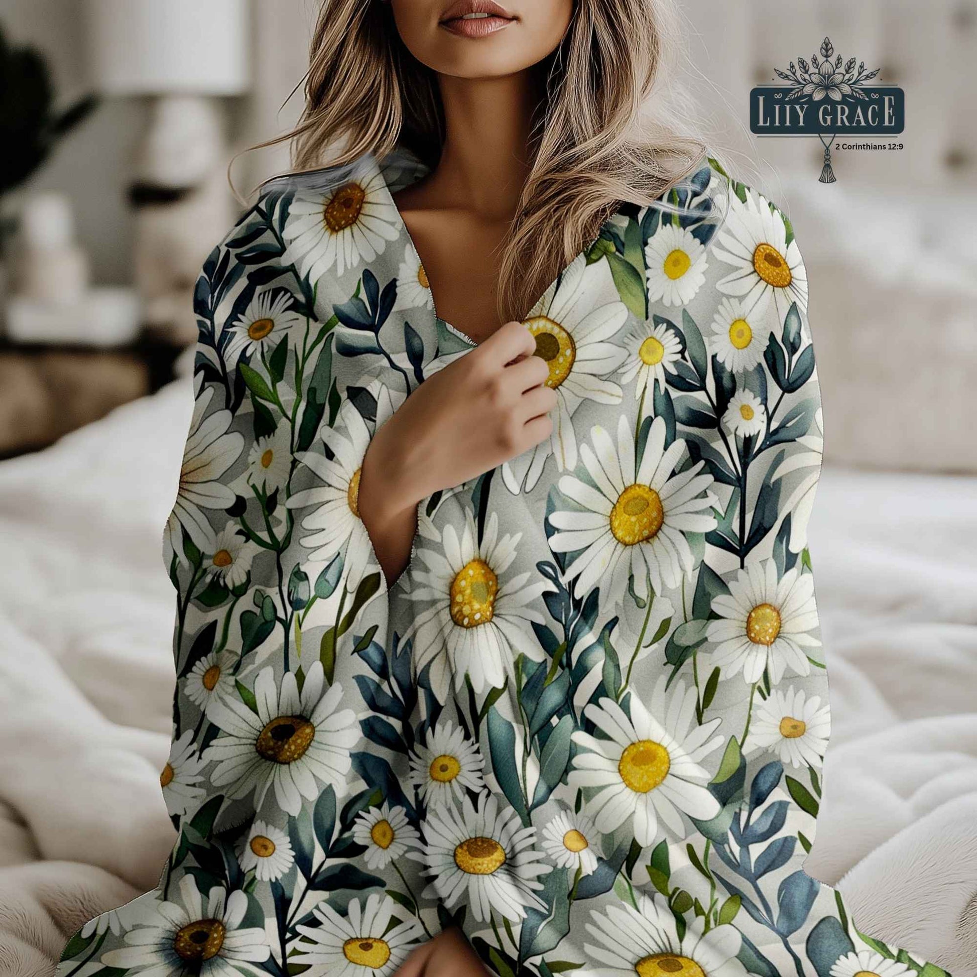 Golden Daisy Fleece Blanket