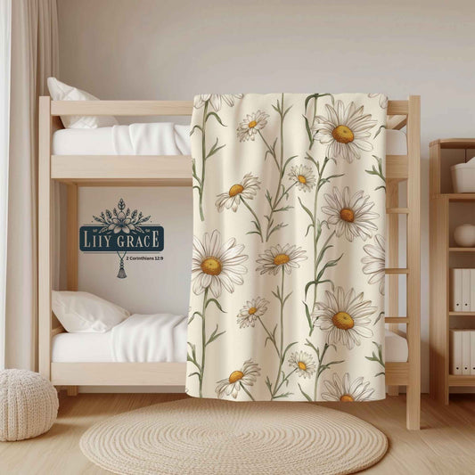 Daisy Dreams Fleece Blankets