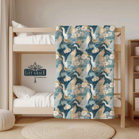 Beautiful Blue fleece blanket (Copy)