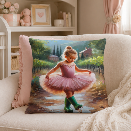 Mud ballet cushion cover. Cotton