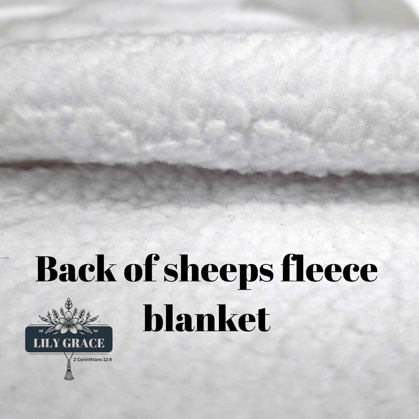 Sheeps fleece blanket Lily Grace Design