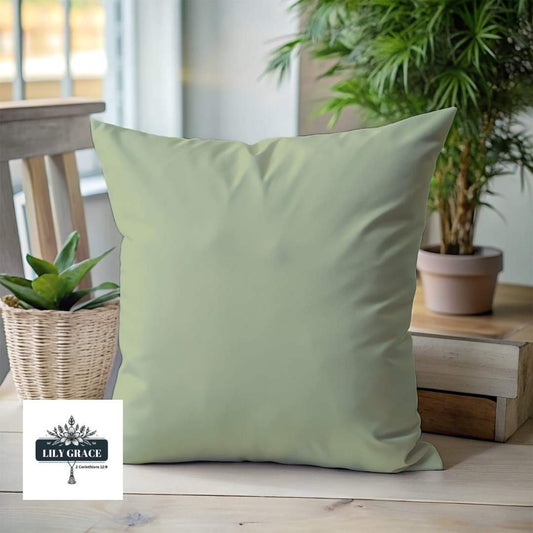 Soft Forest Green – Cotton Scatter Cushion Covers