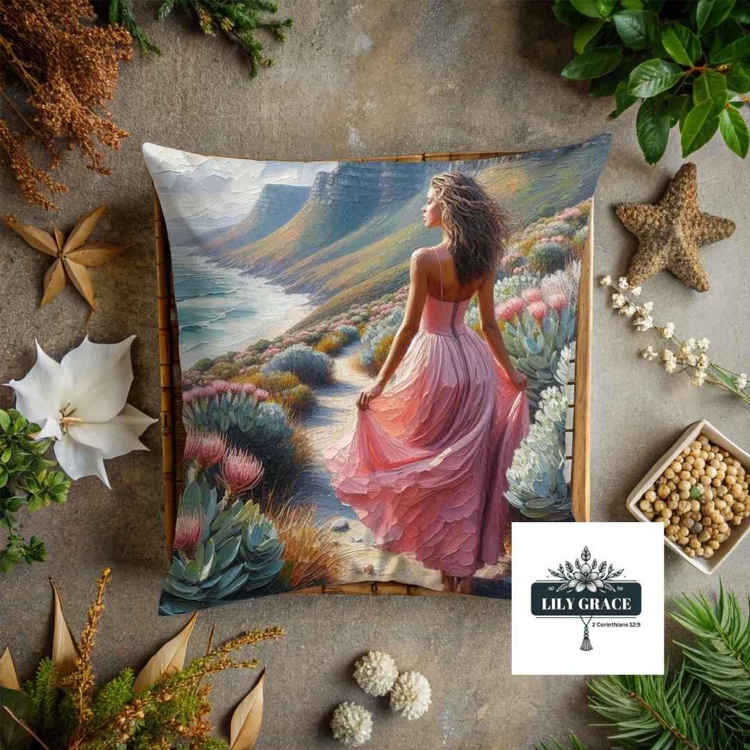 Green fynbos Scatter cushion covers cotton
