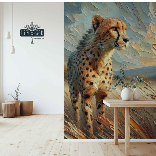 Cheetah Wallpaper Mural for walls