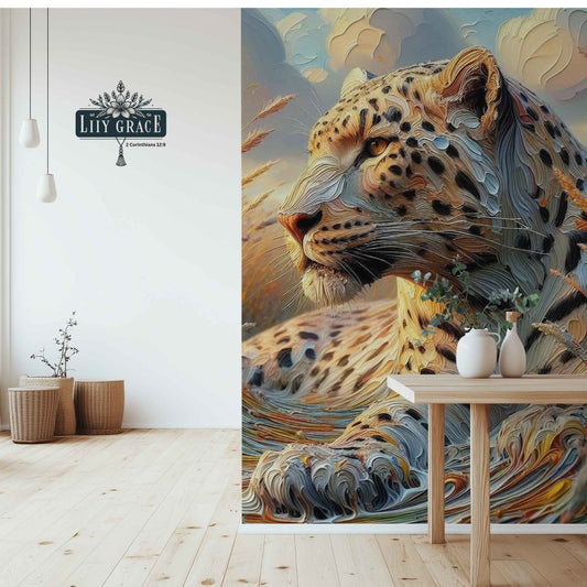 Leopard Print Wallpaper Mural South Africa