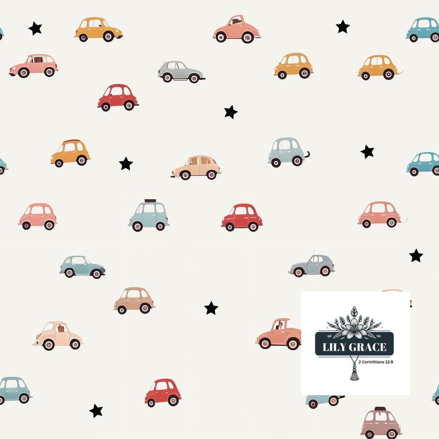Little cars Cotton Muslin Baby Blanket
