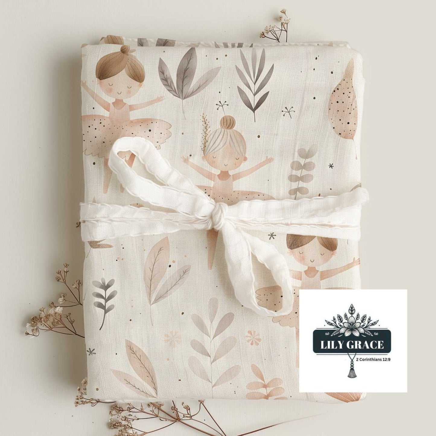 Petit Ballet Cotton Muslin Baby Blanket