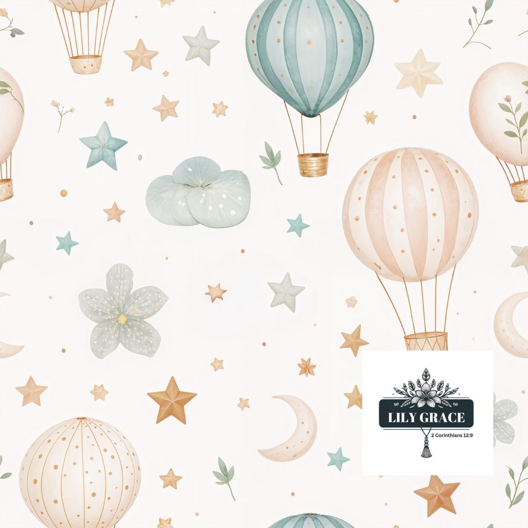 Hot air baloon Cotton Muslin Baby Blanket