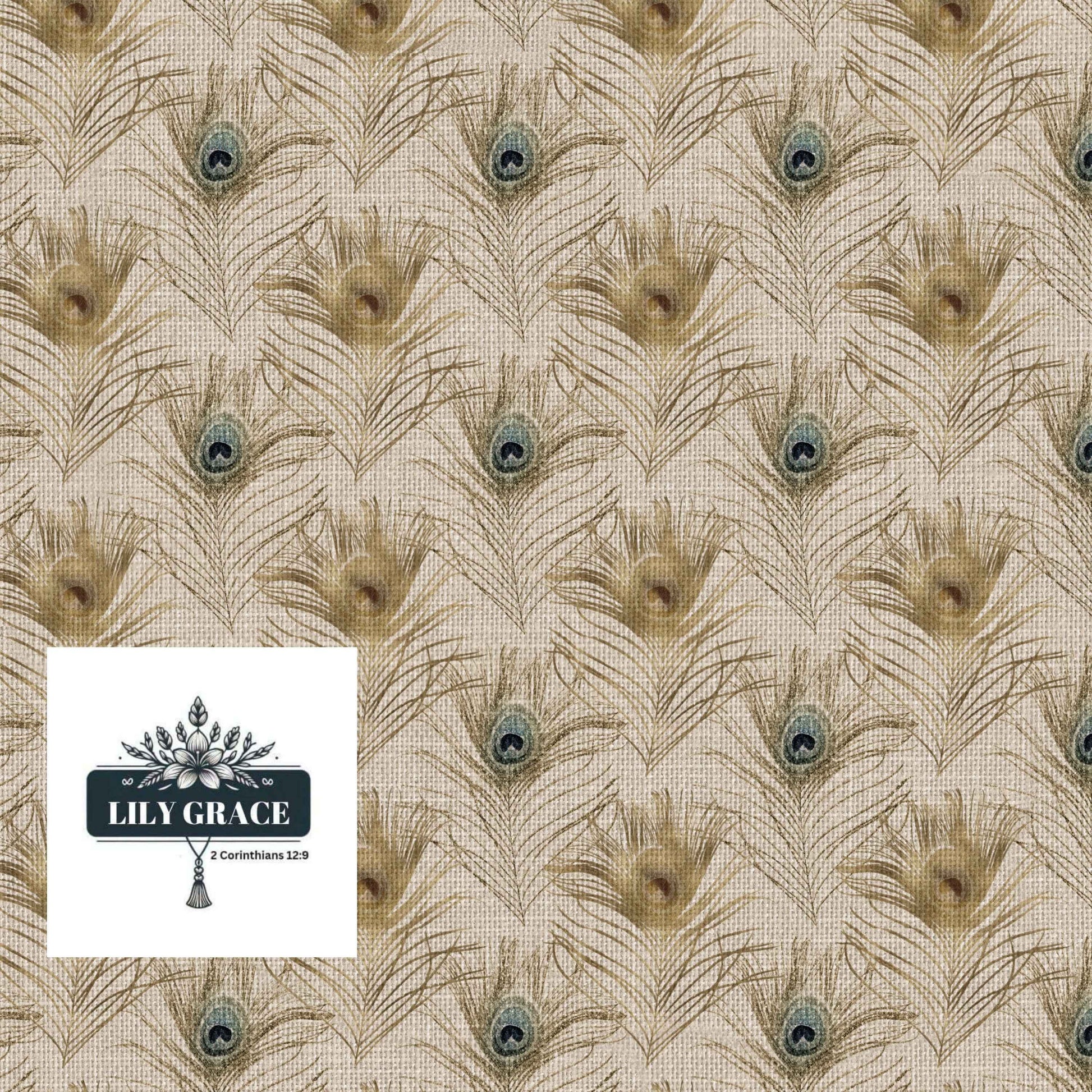 Peacock Feathers Wall Paper Design for Bedroom