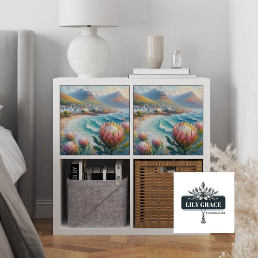 Protea mountain decoupage paper