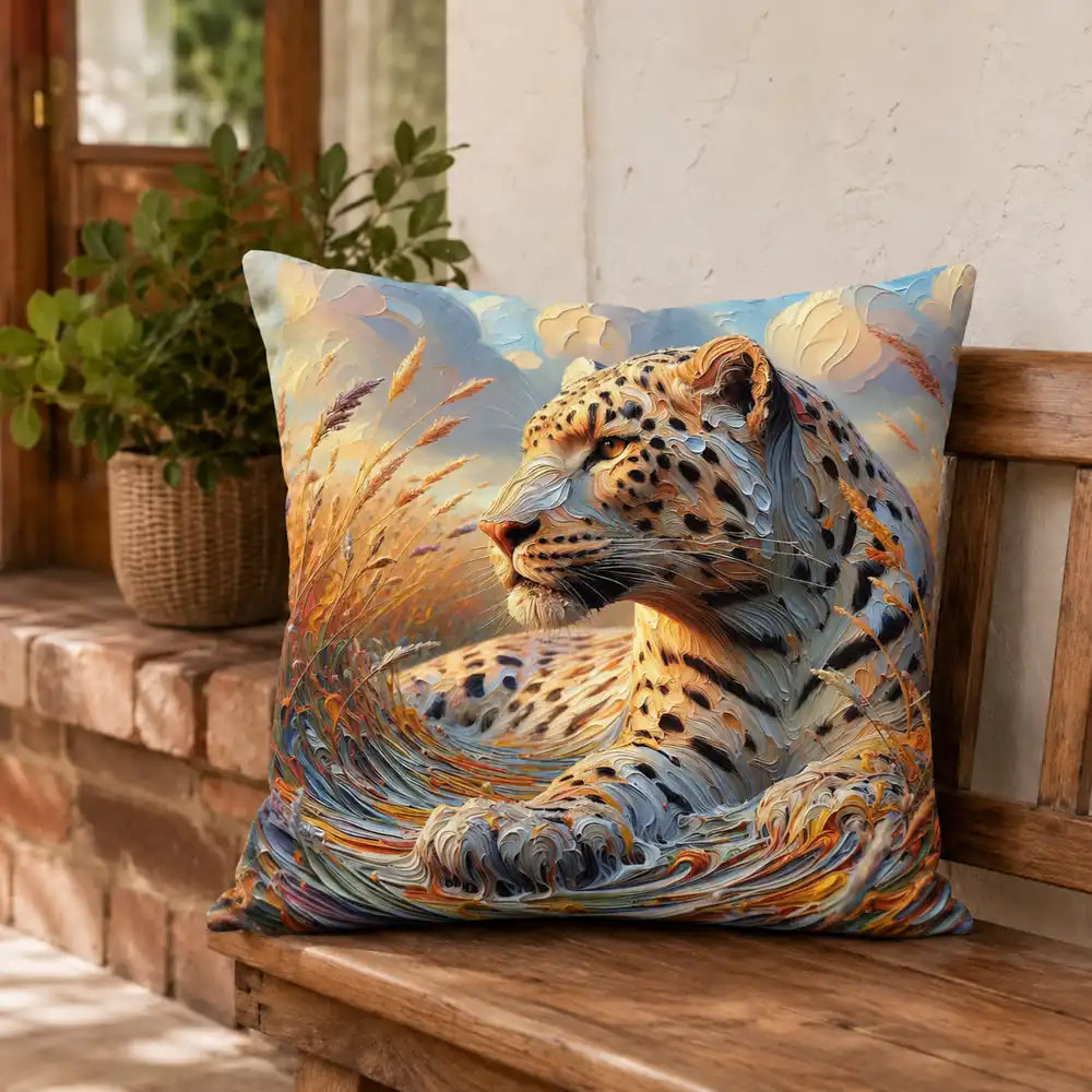 Leopard Velvet Scatter Cushion Cover | 45 × 45 cm