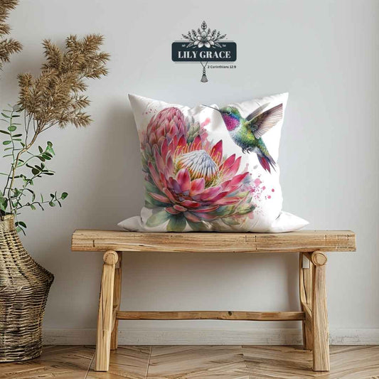 Nectar protea scatter cushion cover