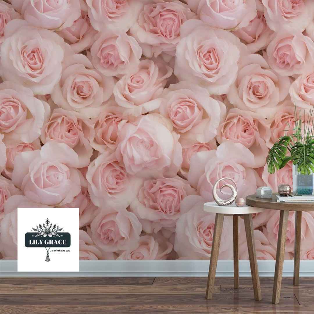 Soft Pink Roses Wallpaper