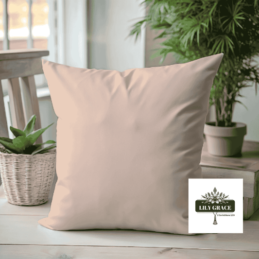 Pastel Pink Scatter Cushion Cover