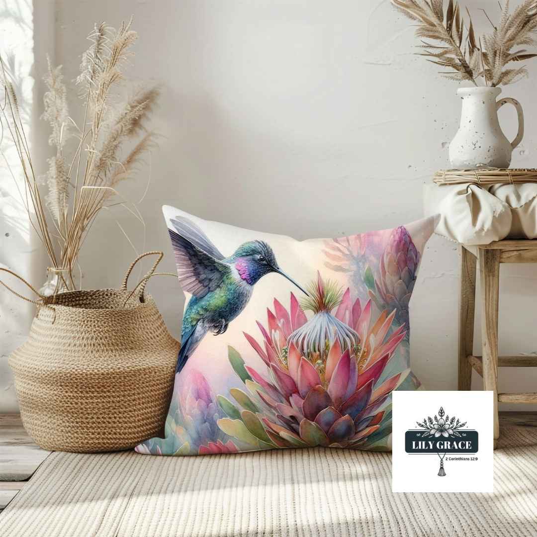 Flying songbird fleece blankets
