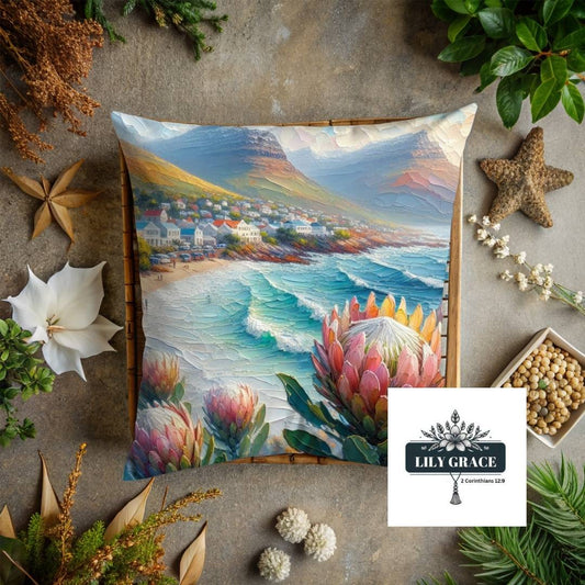 Protea seascape- Scatter cushion cover