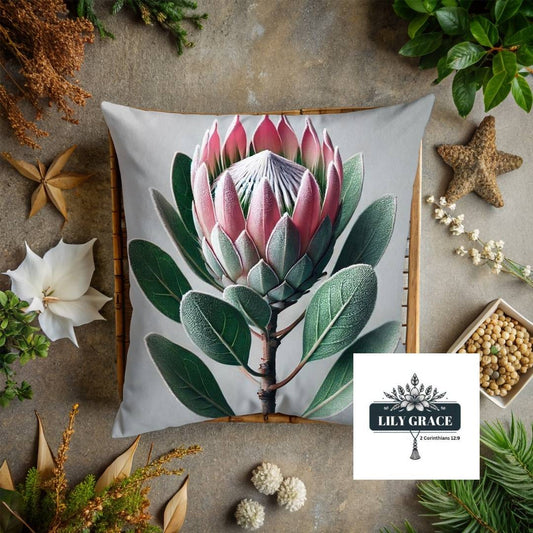 Solitaire protea scatter cushion covers