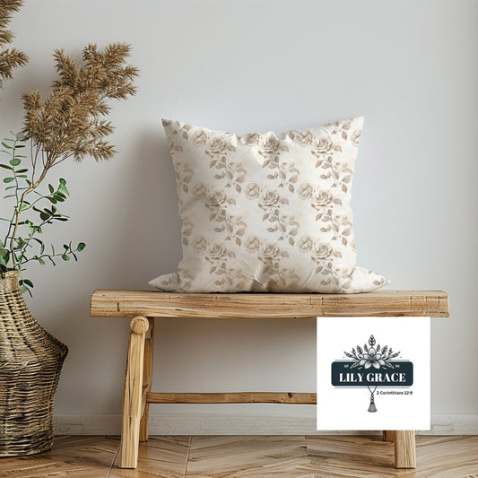 Vintage Roses scatter cushions