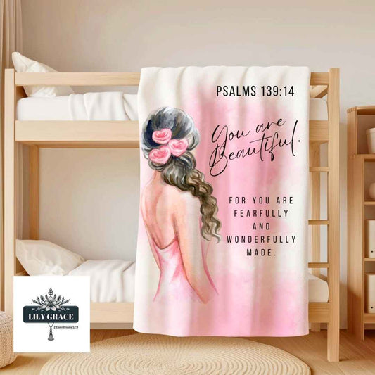 Beautiful Christian Art Gift Faith Blanket