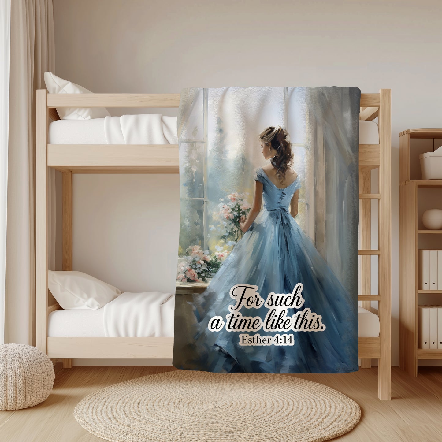 For Such a Time as This – Esther 4:14 Faith Fleece Blanket