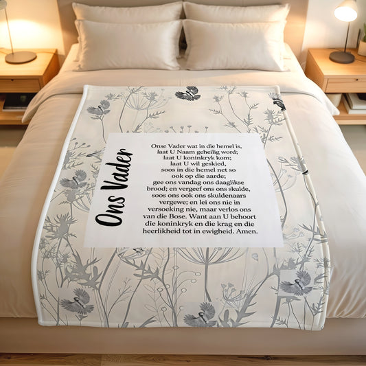 Onse Vader - faith fleece blanket