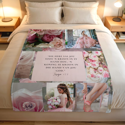 n Kroon in sy Hand Geloofs Kombers