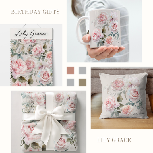 Romantic Roses Gift set for her birthday