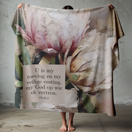 Veilige vesting geloofs kombers - faith blanket