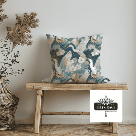 Beautiful Blue and cream scatter cushion covers