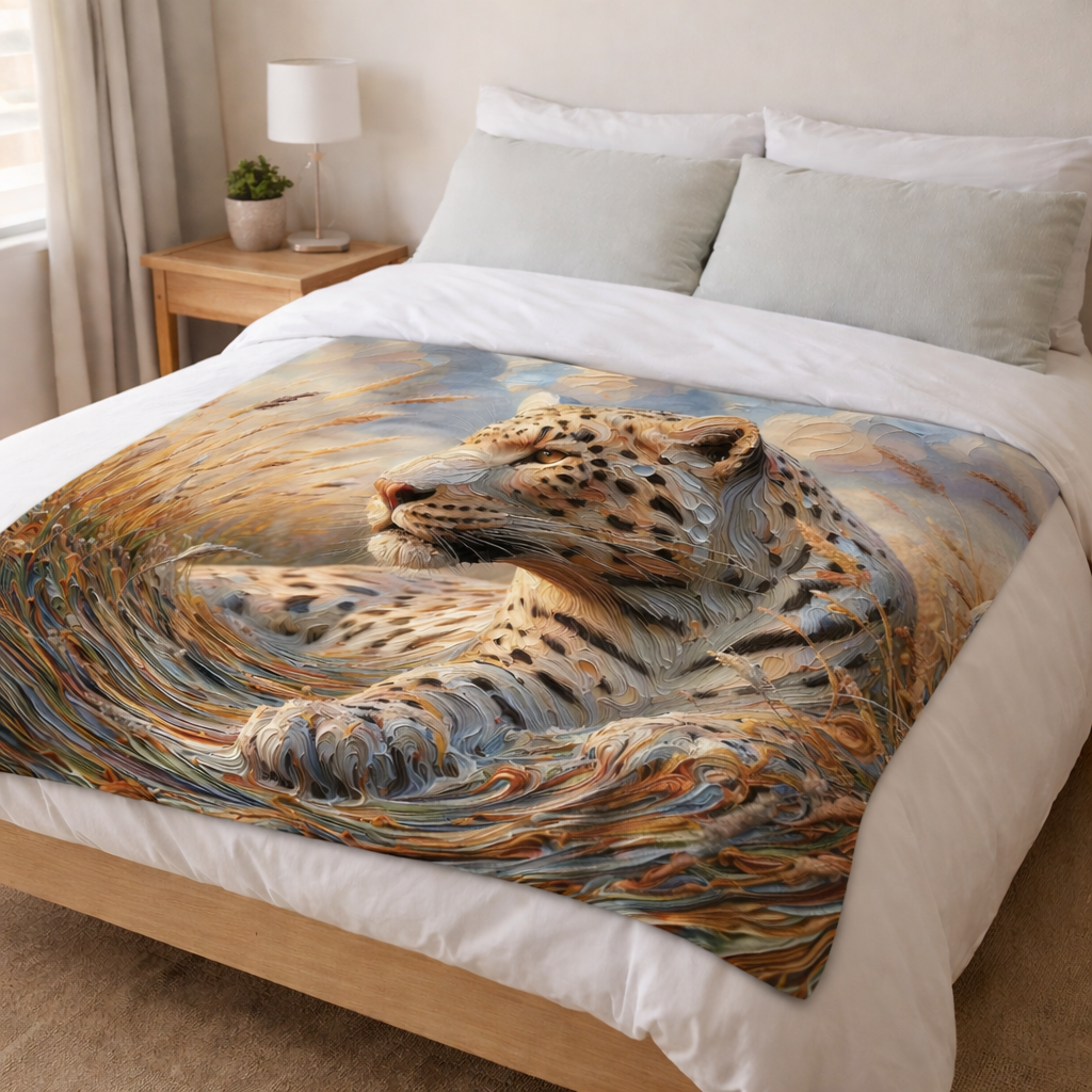 leopard print fleece throw blanket lightweight coral fleece blanket south africa wildlife home decor