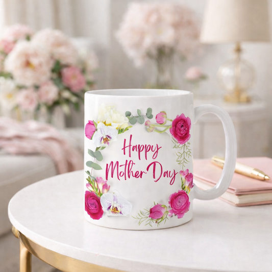 Floral Mother’s Day Gift – Designer Coffee Mug